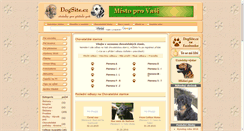 Desktop Screenshot of chov.dogsite.cz