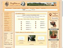 Tablet Screenshot of chov.dogsite.cz