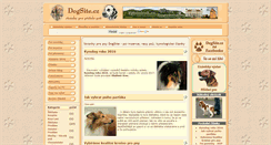 Desktop Screenshot of dogsite.cz