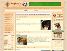 Tablet Screenshot of dogsite.cz